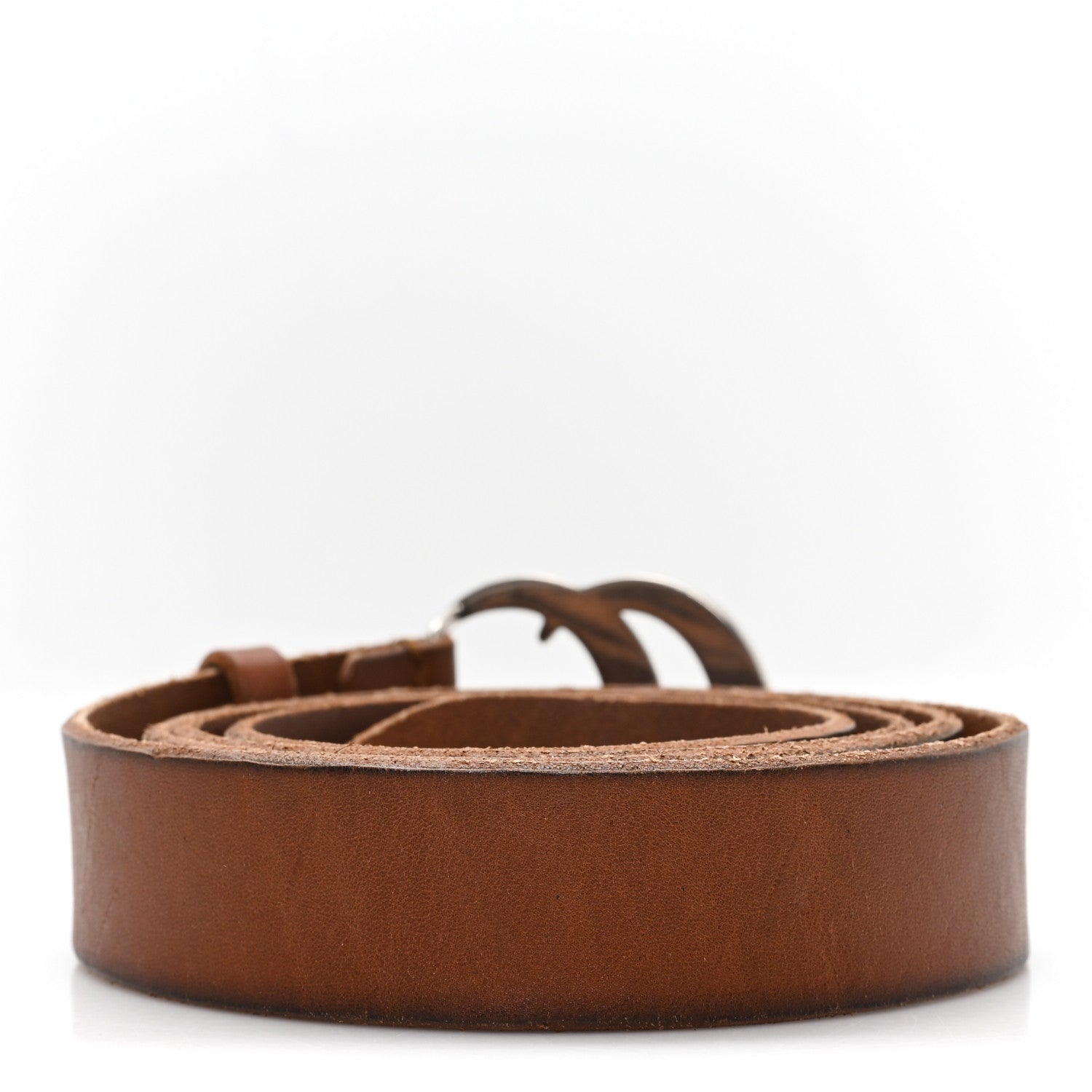 Gucci Cuoio Toscano Nickel Double Double G 30mm Belt 115 46 Cuir 2 of 4