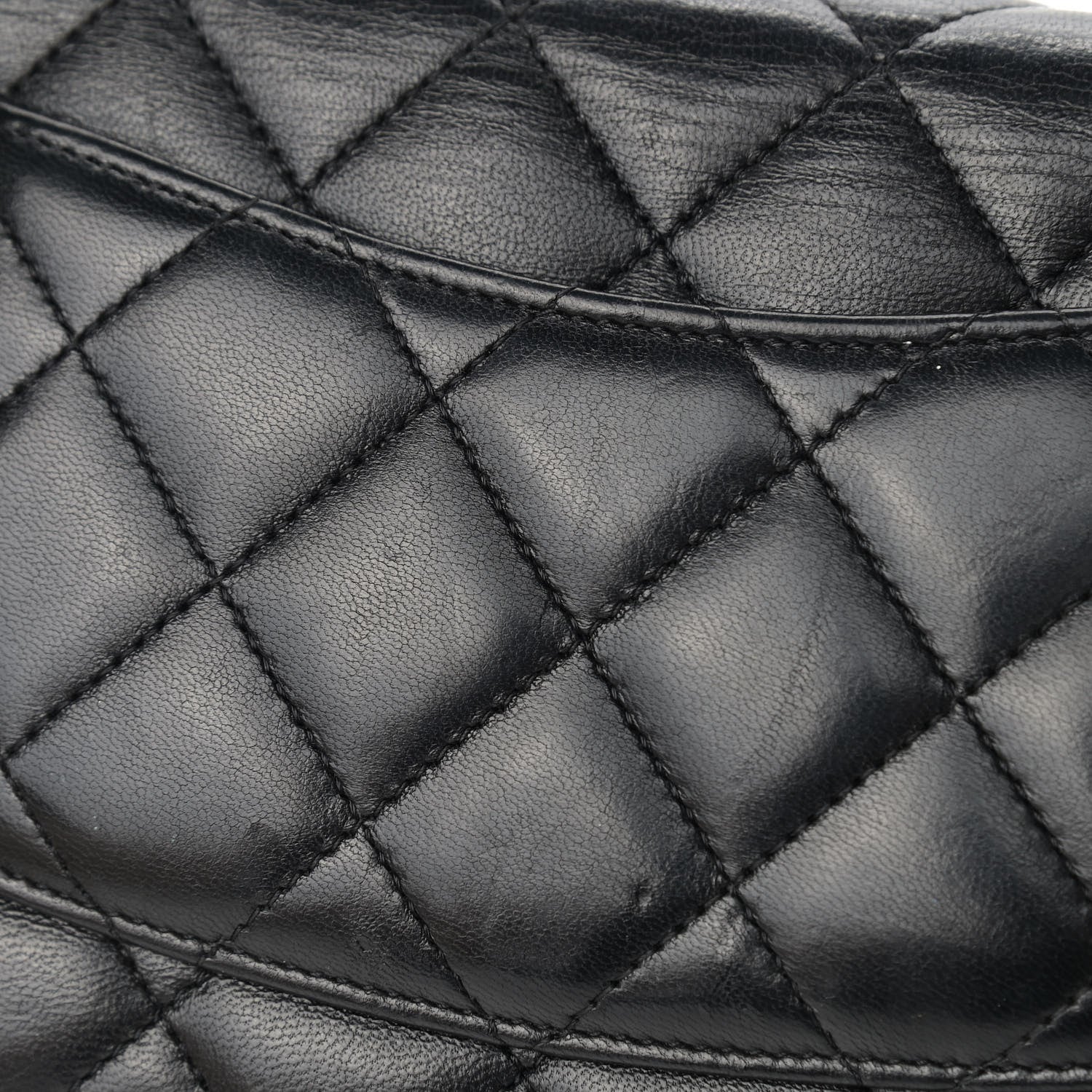 Chanel Lambskin Quilted Wallet On Chain WOC Black 14 of 14