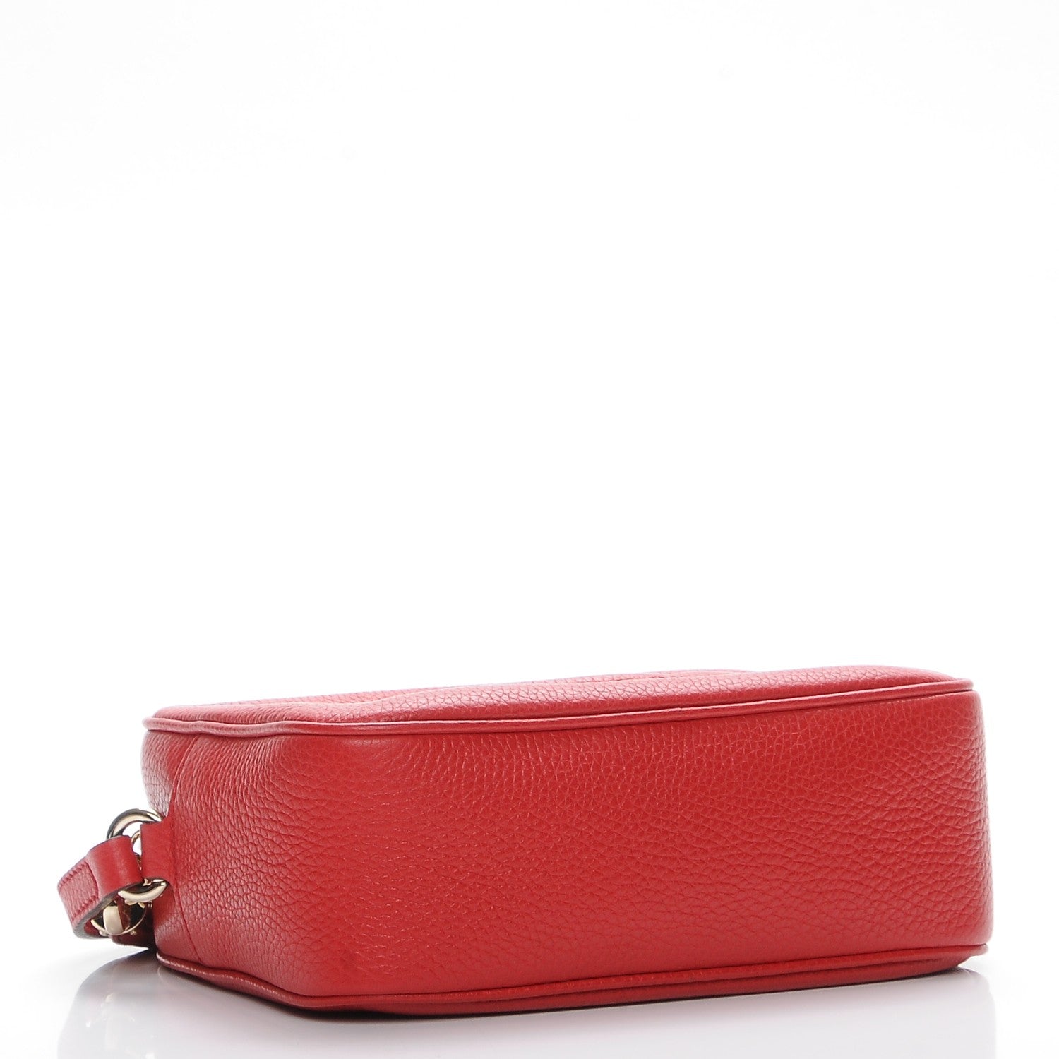 Gucci Pebbled Calfskin Small Soho Disco Bag Tabasco Red 4 of 7