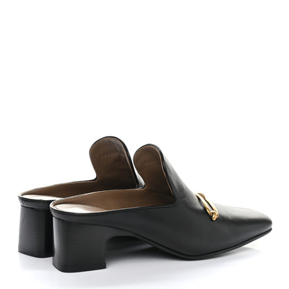 Hermes Goatskin Diane Mules 36 Black 4 of 9