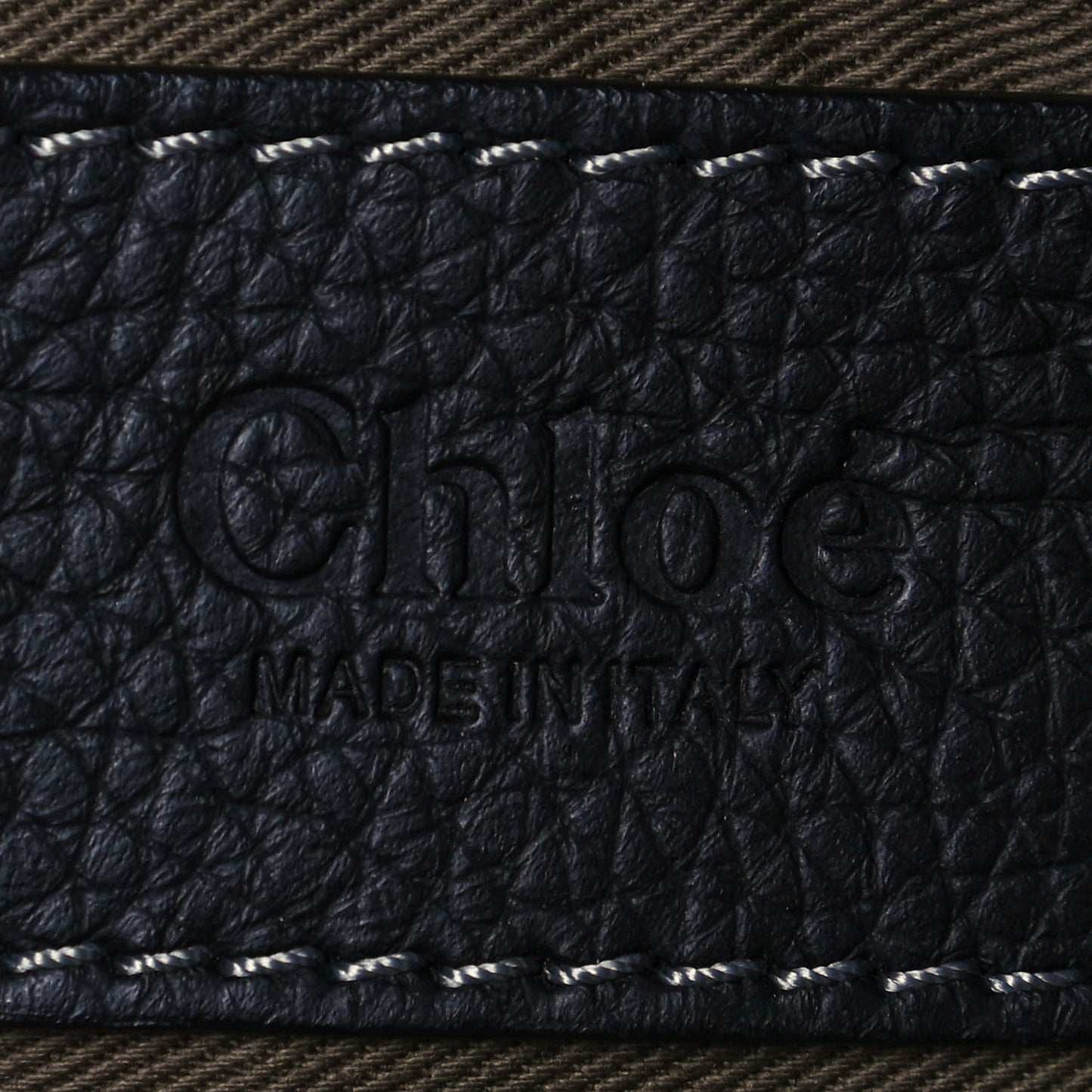 Calfskin Large Marcie Satchel Black