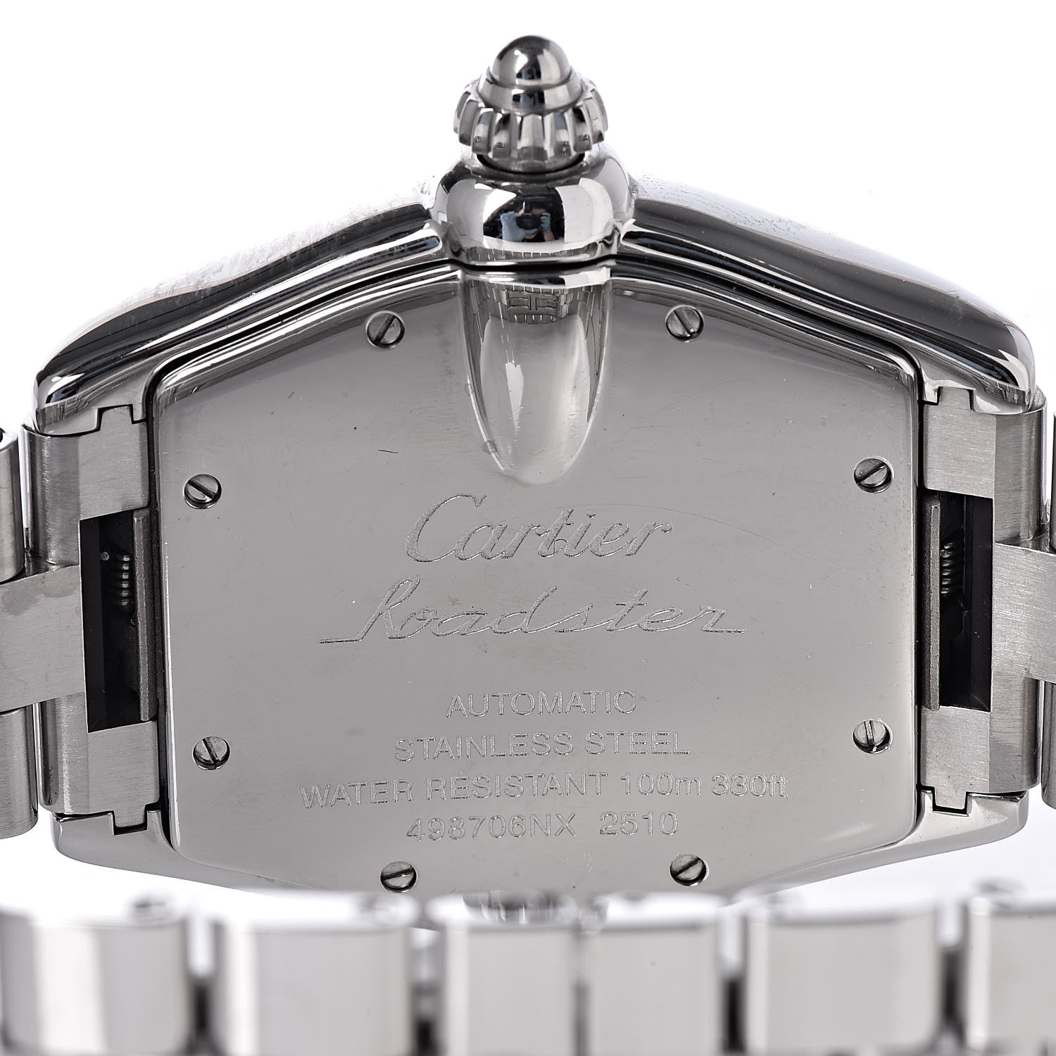 Cartier Stainless Steel 37mm Roadster Automatic Watch 5 of 13