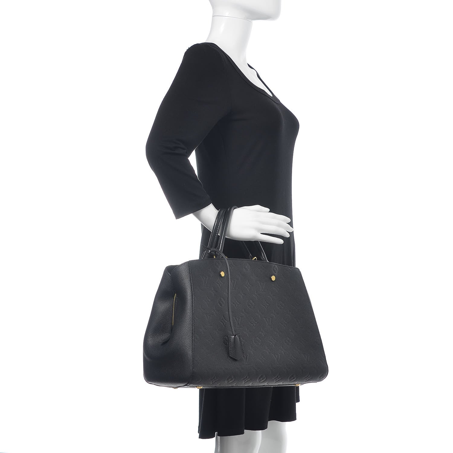 Louis Vuitton Empreinte Montaigne GM Black 3 of 16