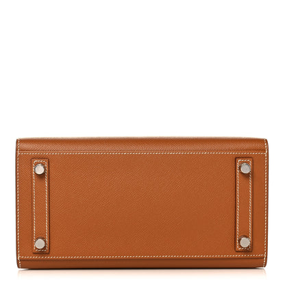 Hermes Madame Calfskin Birkin Sellier 25 Gold 6 of 35