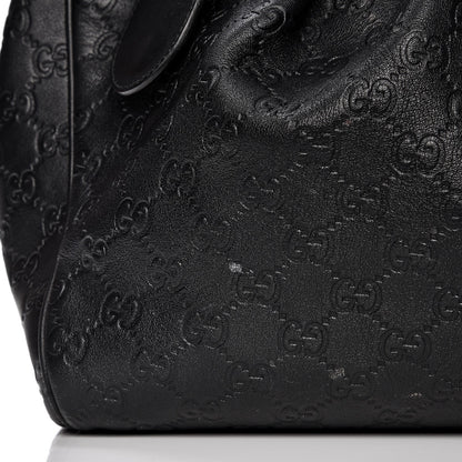 Gucci Guccissima Vitello Tender Large Sukey Tote Black 8 of 13