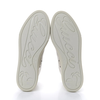 Gucci Calfskin Womens High Top Sneakers 40 Mystic White 5 of 9
