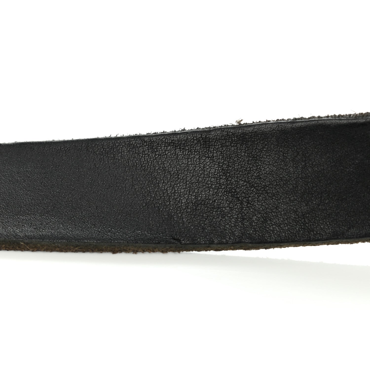 Gucci Calfskin Brass Feline Buckle Belt 95 38 Black 8 of 9