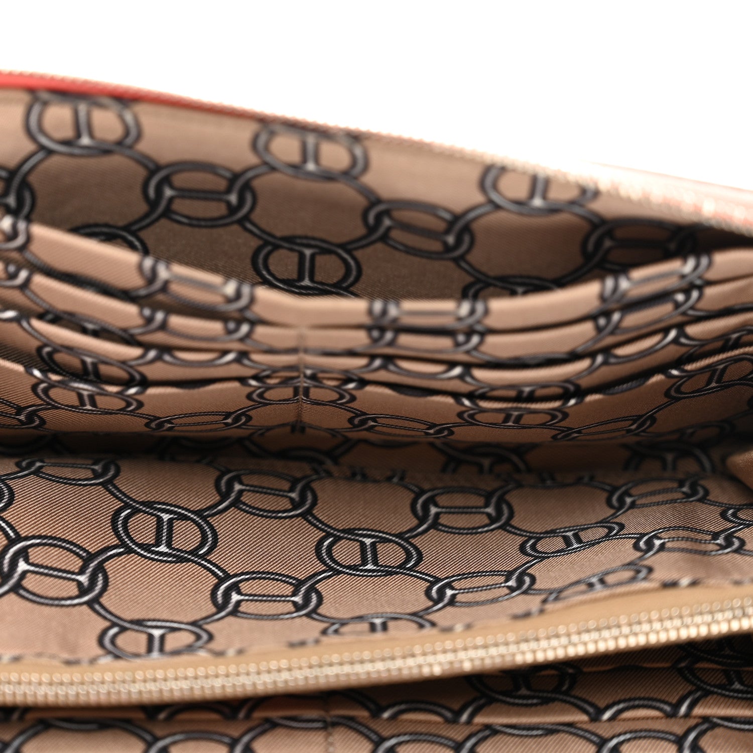 Hermes Epsom Silk'In Wallet Flamingo 6 of 8