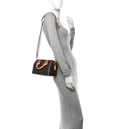 Louis Vuitton Monogram Speedy Bandouliere 20 Beige 2 of 11