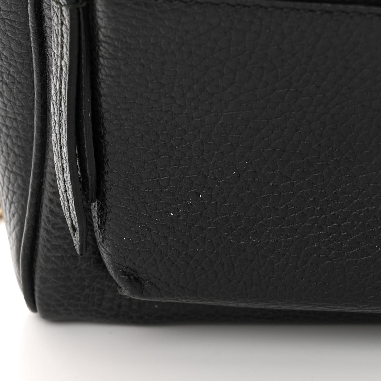 Pebbled Calfskin Soho Chain Backpack Black