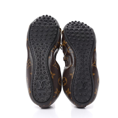 Louis Vuitton Monogram Flirty Ballet Flats 37 Gold 6 of 9