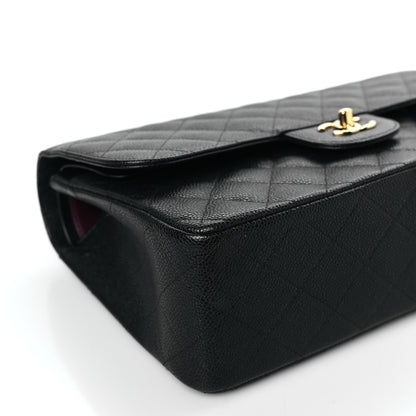 Chanel Caviar Quilted Jumbo Double Flap Black 8 of 9