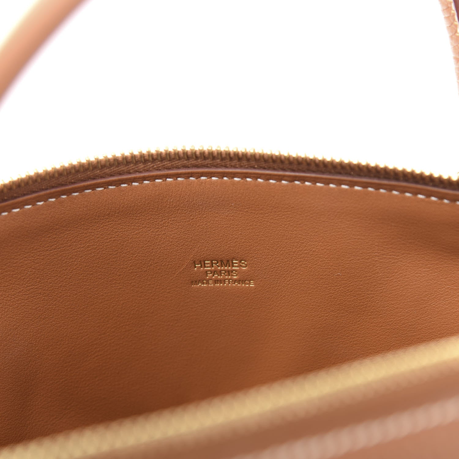 Hermes Taurillon Clemence Bolide 31 Gold 6 of 13