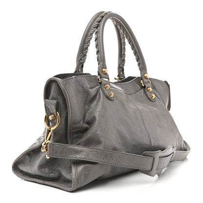 Balenciaga Agneau Giant 12 Gold Hardware Part Time Gris Pyrite 4 of 15