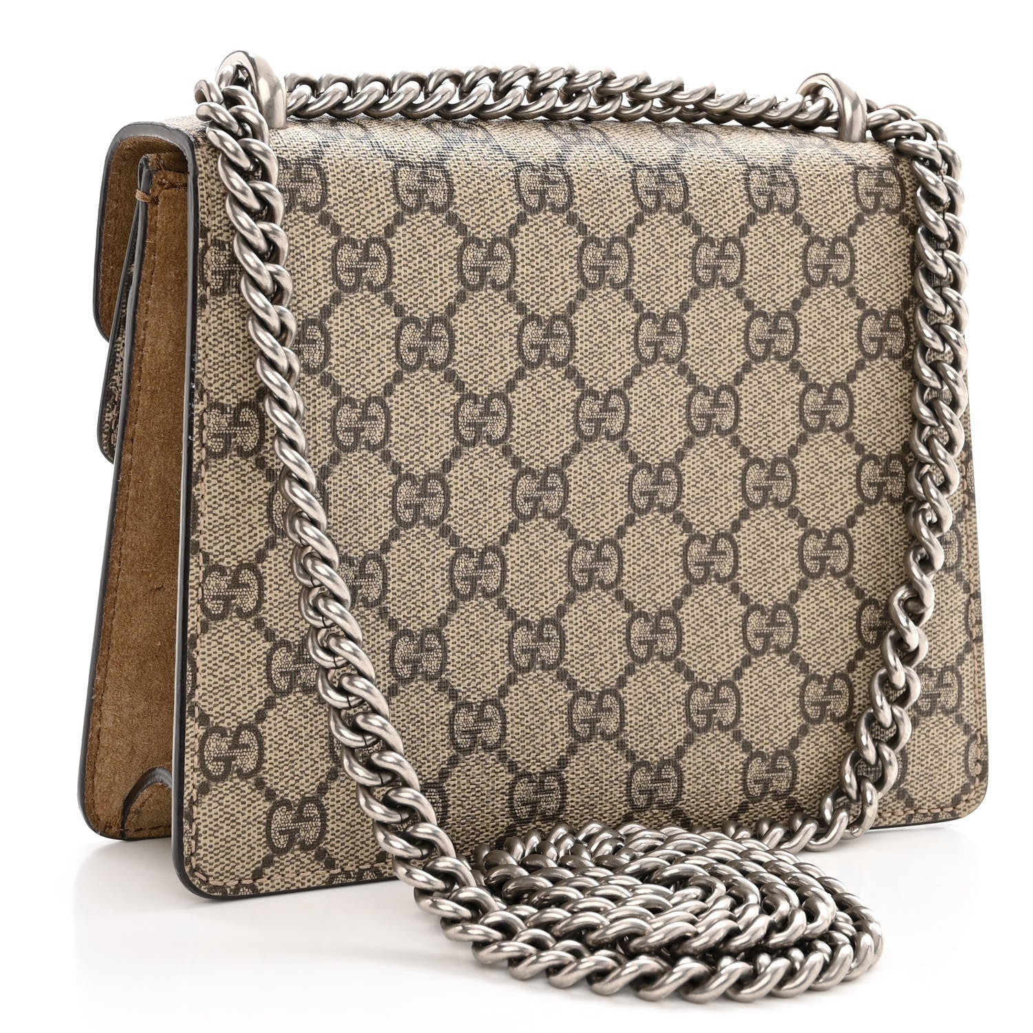 Gucci GG Supreme Monogram Mini Dionysus Shoulder Bag Taupe 3 of 11
