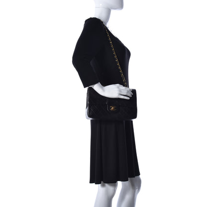 Chanel Lambskin Quilted Medium Double Flap Black 2 of 10