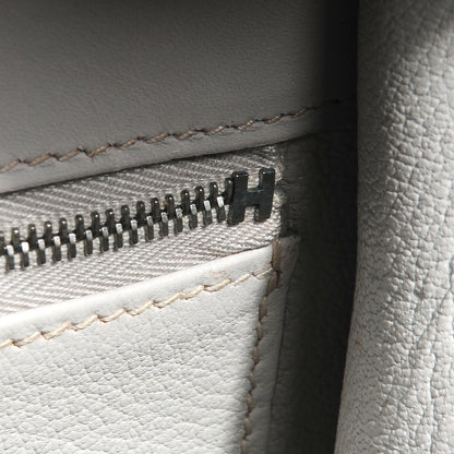 Hermes Box Kelly Sellier 35 Gris Pale 11 of 26