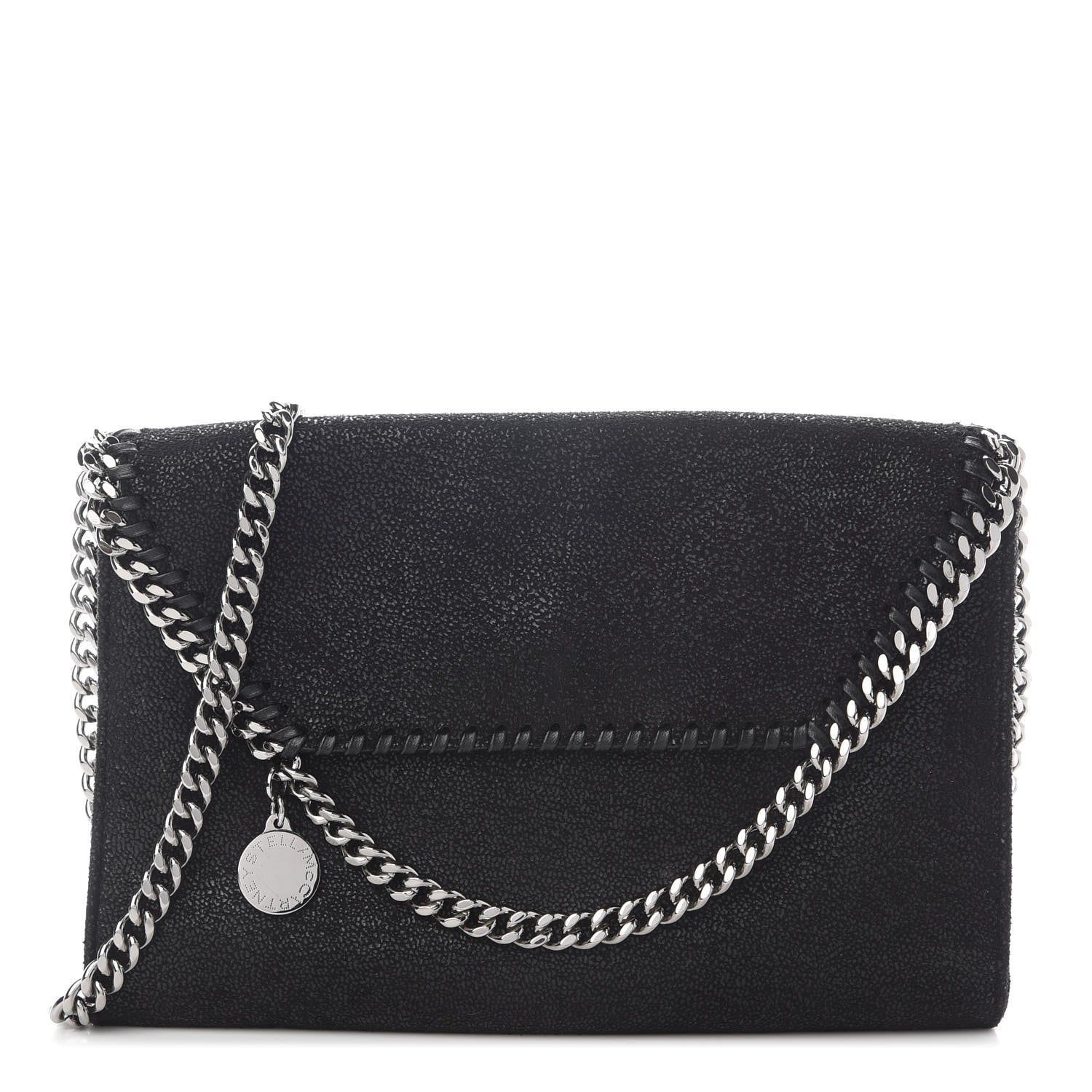 Stella McCartney Shaggy Deer Falabella Mini Crossbody Bag Black 1 of 8