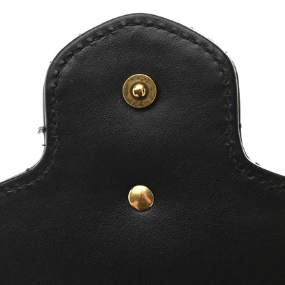Gucci Calfskin Matelasse GG Marmont Chain Wallet Black 11 of 12