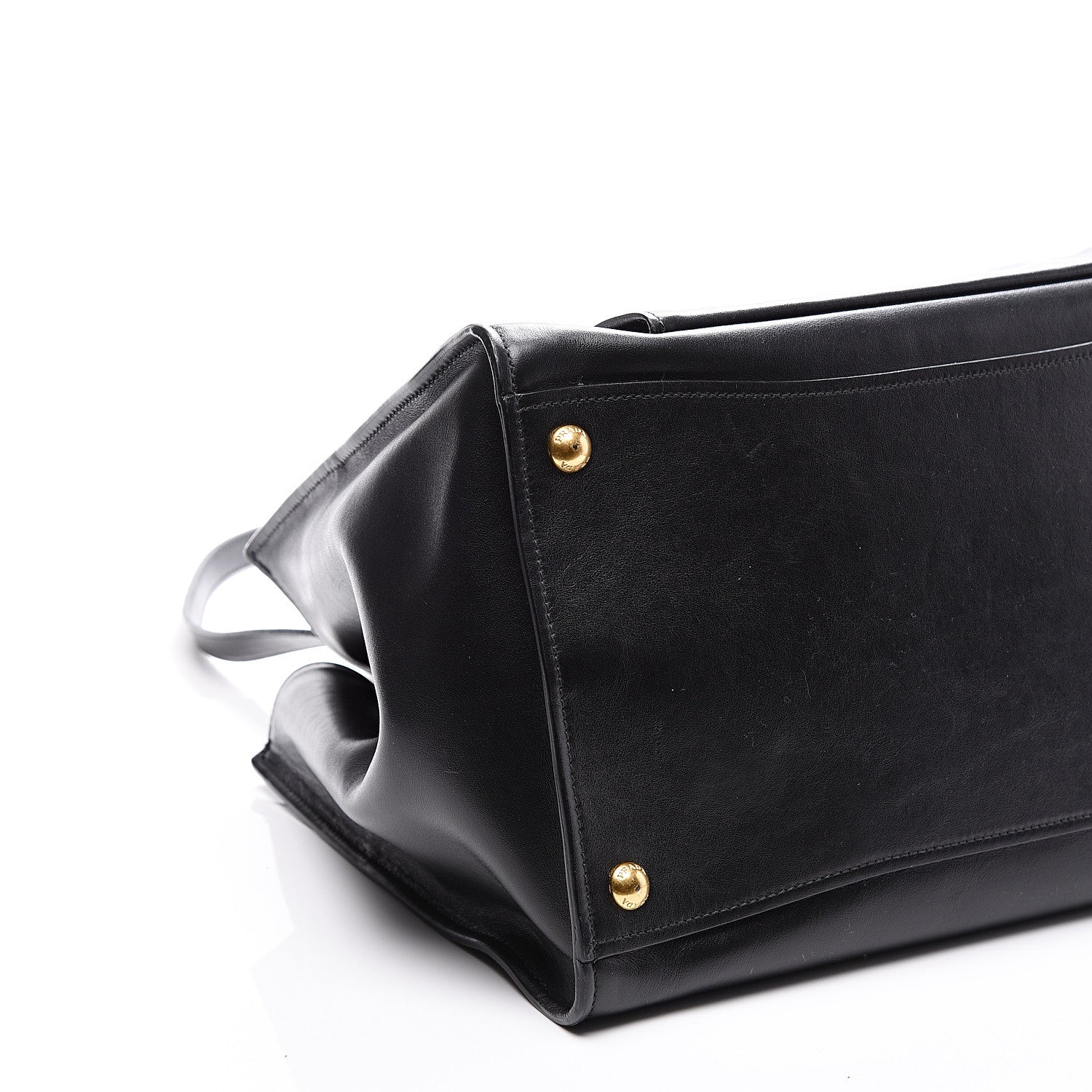 Prada City Calf Front Pocket Tote Black 6 of 8