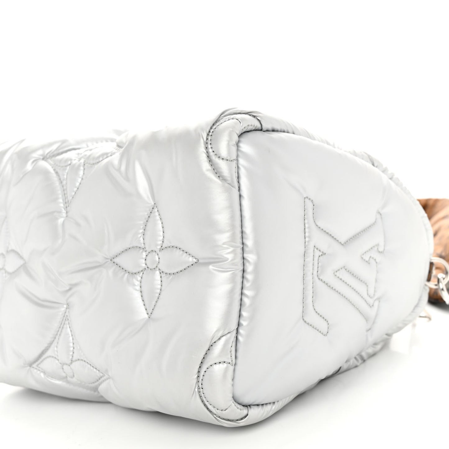 Econyl Mini Monogram Pillow Speedy Bandouliere 25 Silver