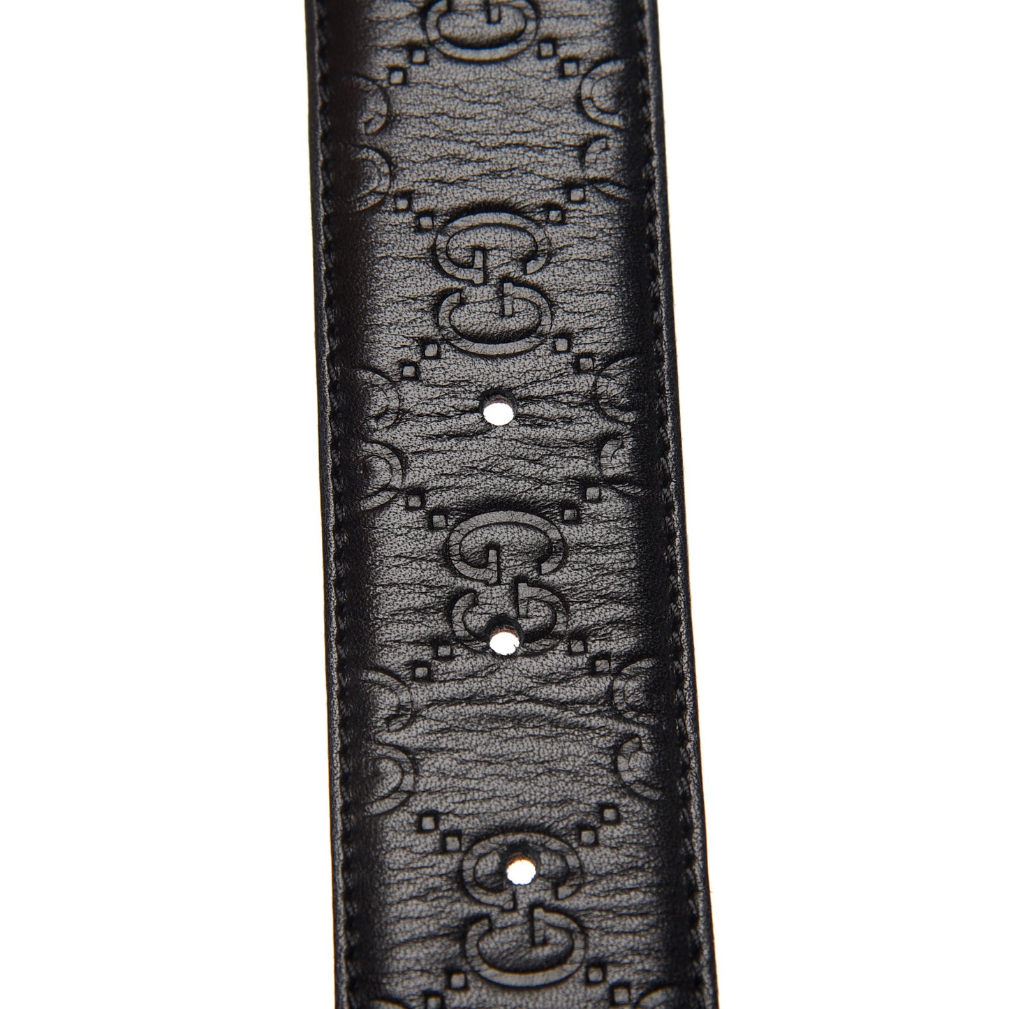 Guccissima Interlocking G 40mm Belt 90 36 Black