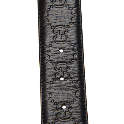 Gucci Guccissima Interlocking G 40mm Belt 90 36 Black 4 of 5