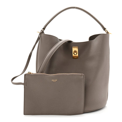 Celine Supple Grained Calfskin Bucket 16 Bag Pebble 3 of 12
