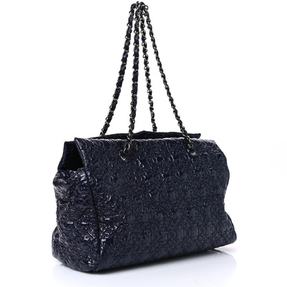 Chanel Vinyl Rock in Moscow Tote Navy 2 of 10