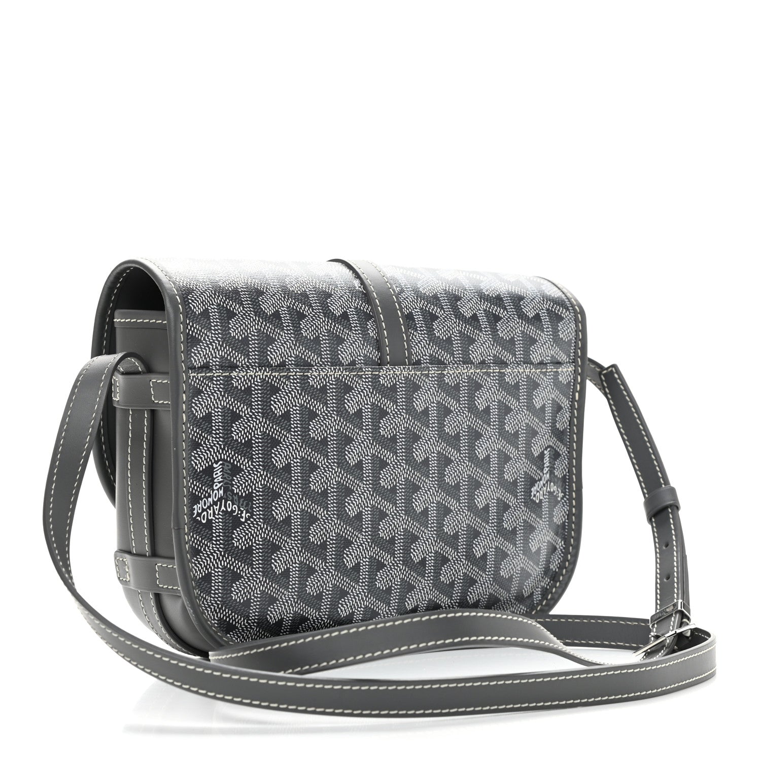 Goyard Goyardine Belvedere II PM Messenger Bag Gray 3 of 9