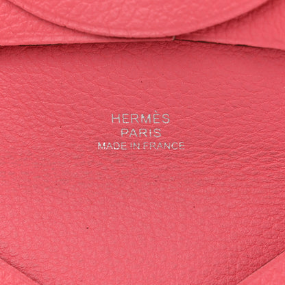 Hermes Chevre Mysore Bastia Coin Purse Rose Ete 6 of 8