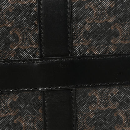 Celine Triomphe Canvas Medium Voyage Duffle Black 9 of 9