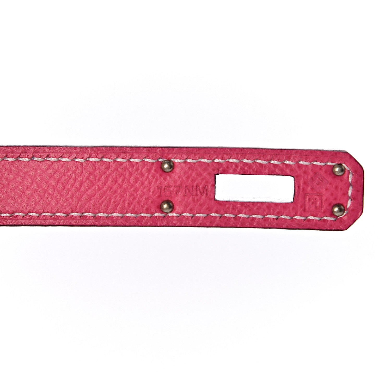 Hermes Epsom Kelly Cut Clutch Pochette Rose Tyrien 7 of 7