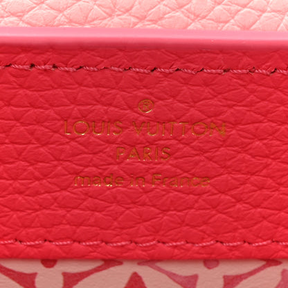 Louis Vuitton Taurillon Monogram Tile Capucines Mini Dragonfruit Ballet Pink 6 of 11