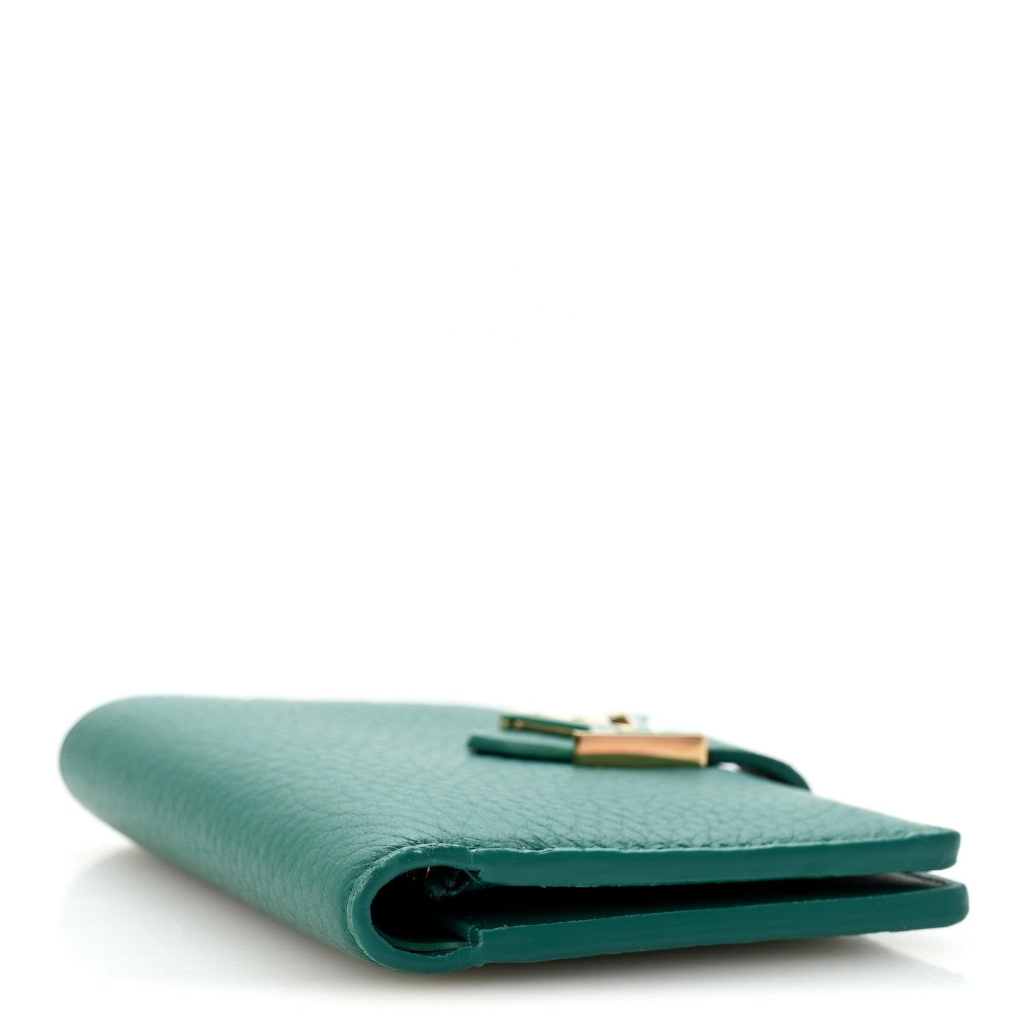 Louis Vuitton Taurillon Capucines Vertical Compact Wallet Green 4 of 8