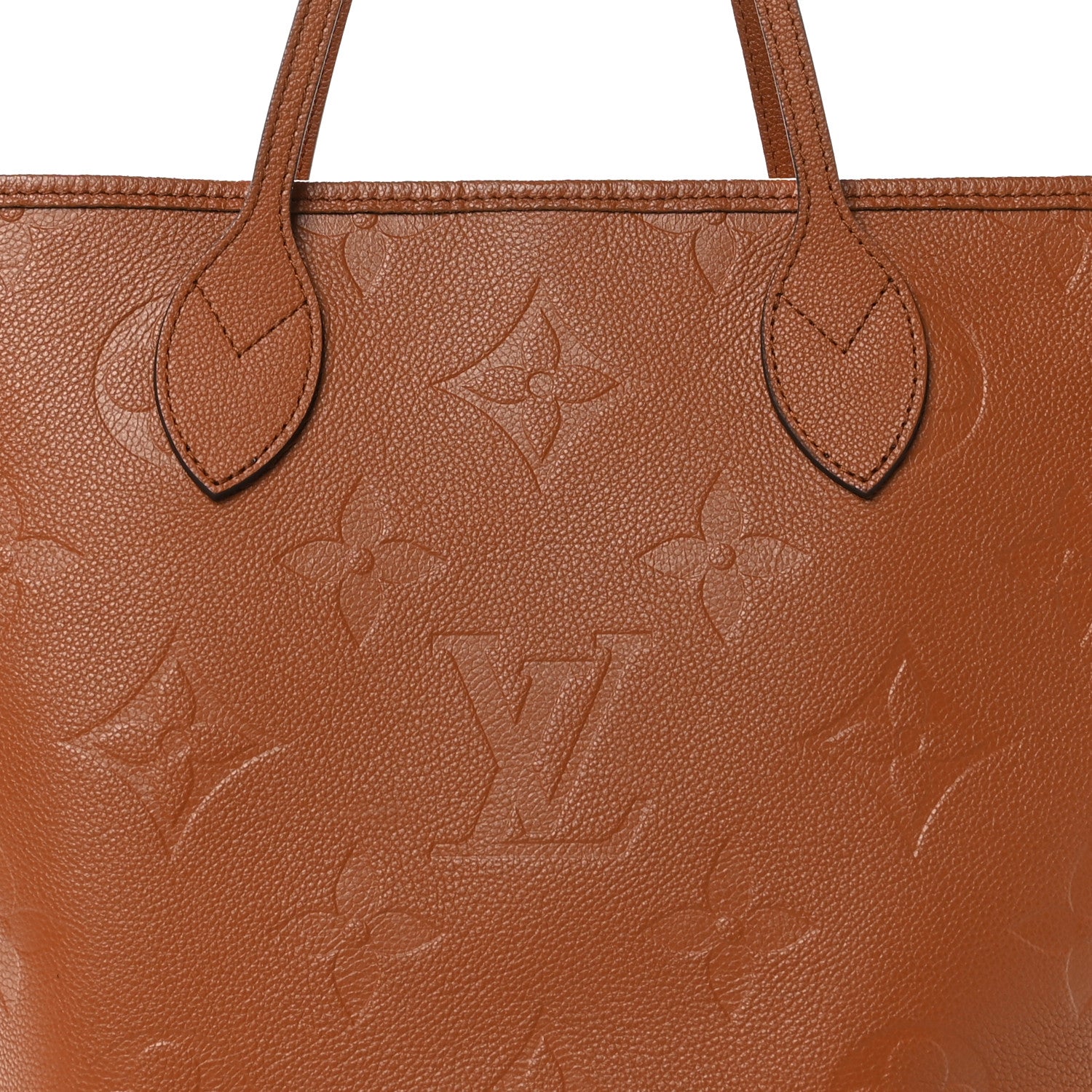 Louis Vuitton Empreinte Monogram Giant Neverfull MM Cognac 8 of 11