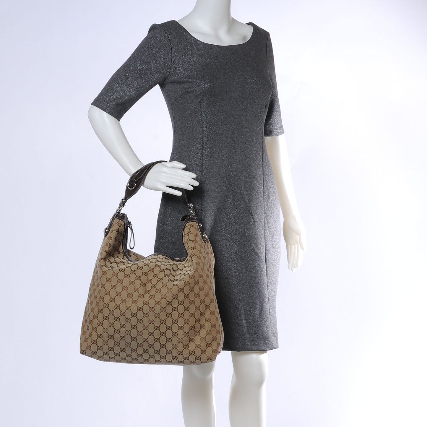 Monogram Icon Bit Large Hobo