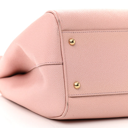 Dolce & Gabbana Dauphine Large Miss Sicily Satchel Rosa Chiaro 8 of 12