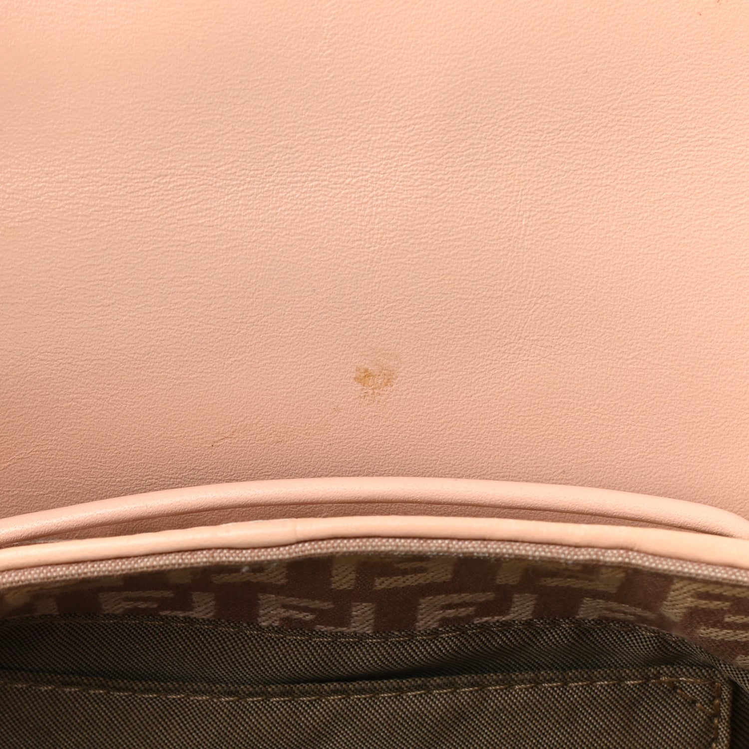Fendi Zucchino Vitello Tube Bag Cipria Teint Cipria 12 of 13