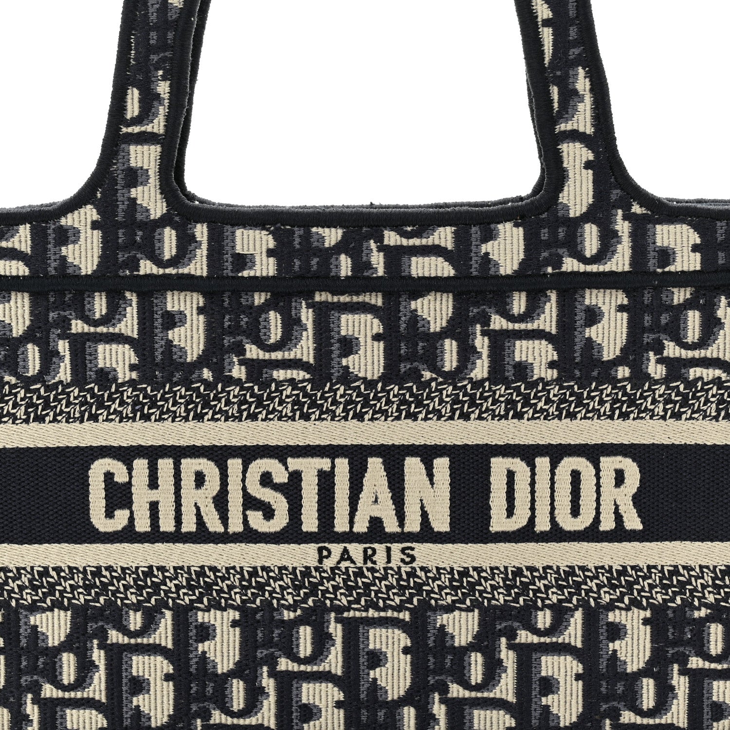 Christian Dior Oblique Mini Book Tote Blue Multicolor 8 of 11