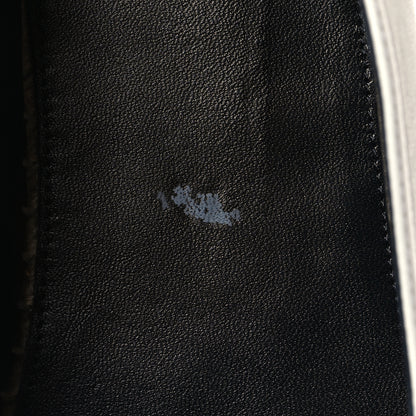 Saint Laurent Lambskin Monogram Espadrilles 41 White 9 of 10