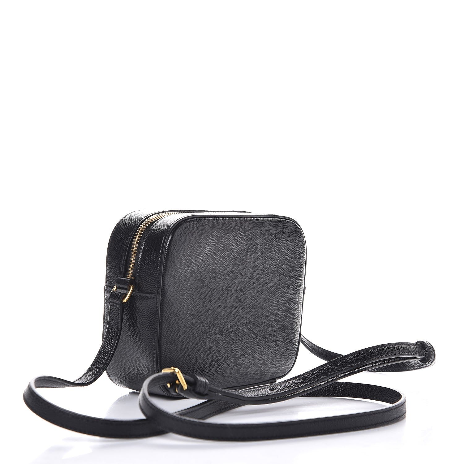 Saint Laurent Grain De Poudre Small Classic Monogram Camera Bag Black 3 of 7