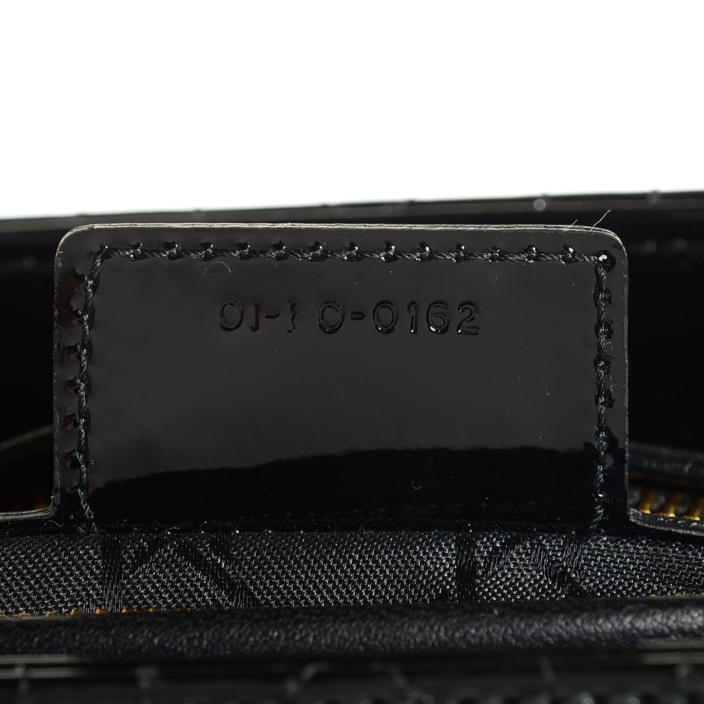 Patent Cannage Medium Lady Dior Black