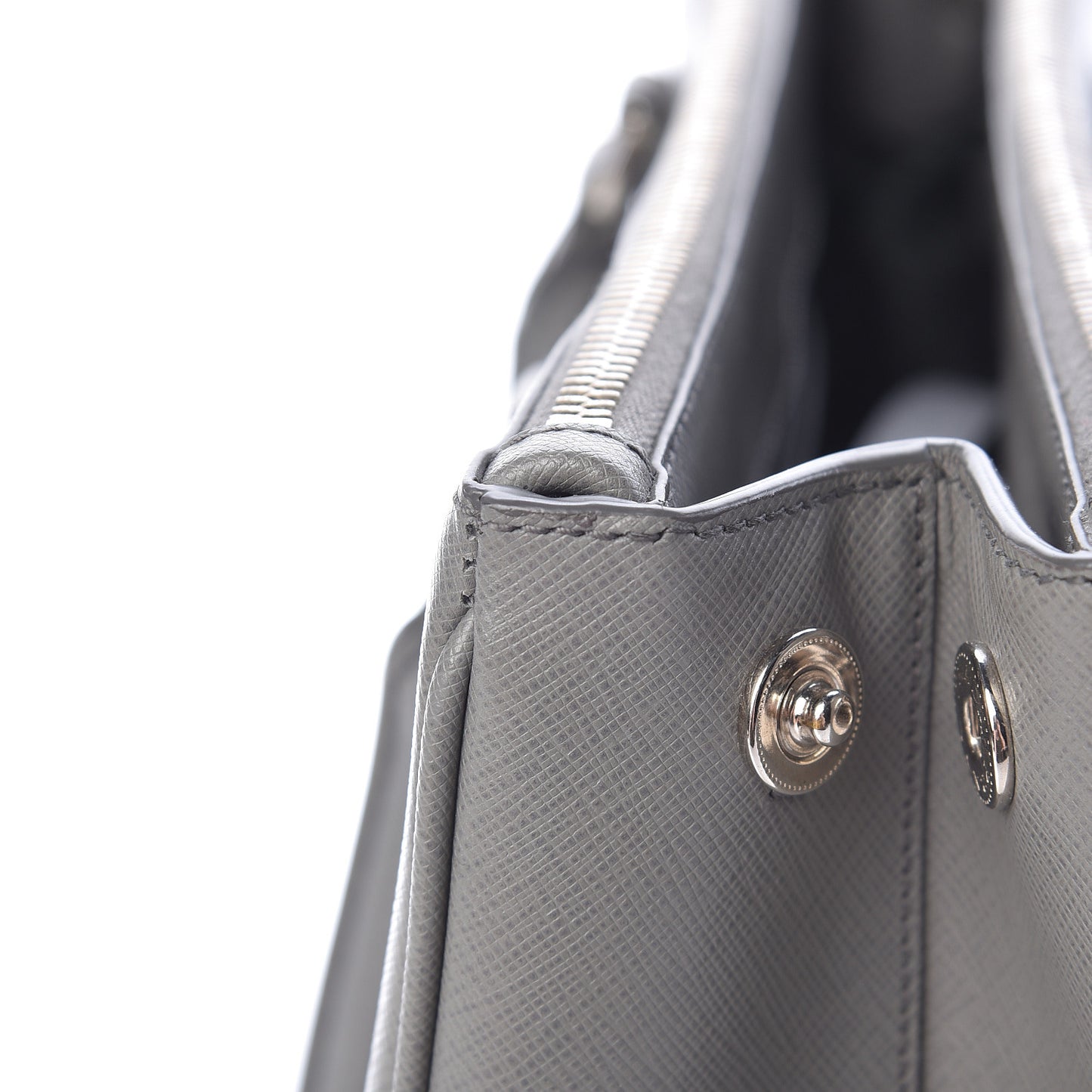 Saffiano Small Galleria Double Zip Tote Marmo