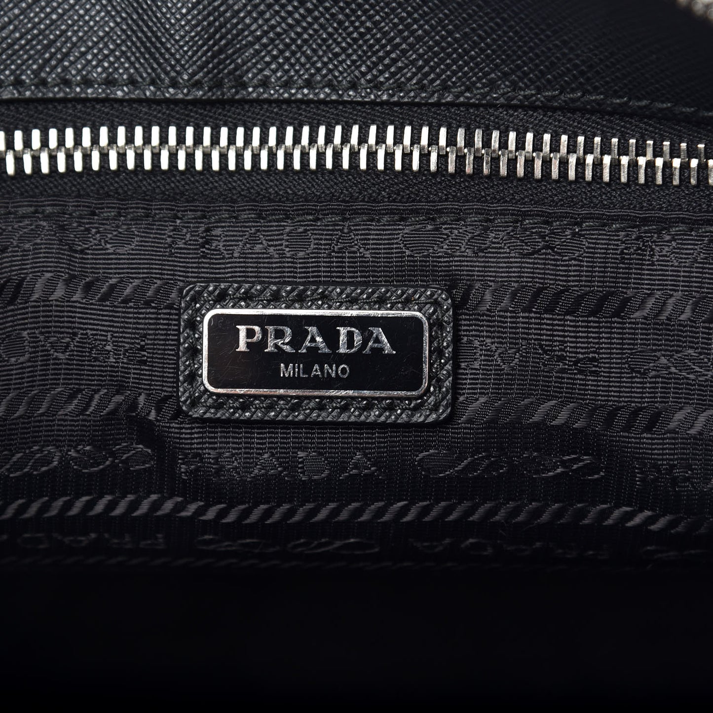 Saffiano Pouch Wristlet Black
