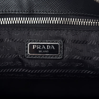 Prada Saffiano Pouch Wristlet Black 6 of 13