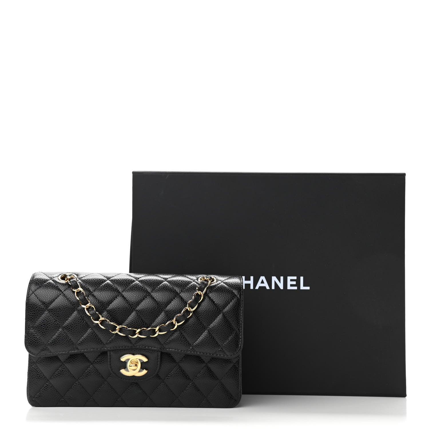 Chanel Caviar Quilted Small Double Flap Black 11 of 11