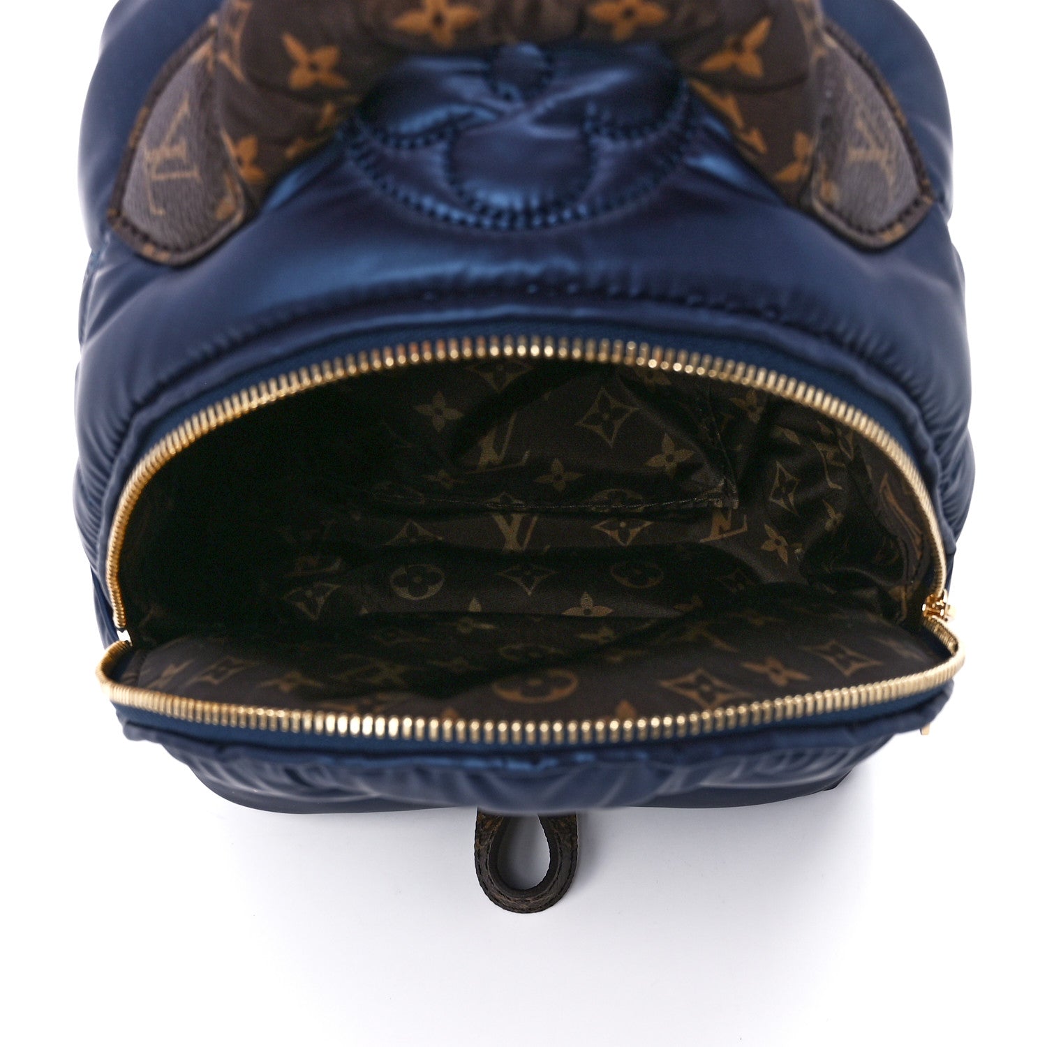 Louis Vuitton Econyl Mini Monogram Pillow Palm Springs Backpack Mini Navy 5 of 11