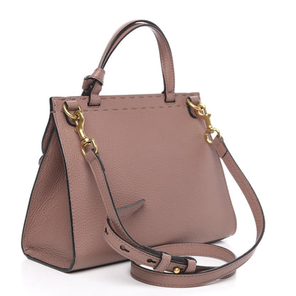 Gucci Calfskin Mini GG Marmont Top Handle Bag Rosy Phard 3 of 11