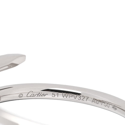 Cartier 18K White Gold Small Juste Un Clou Ring 51 5.75 5 of 5